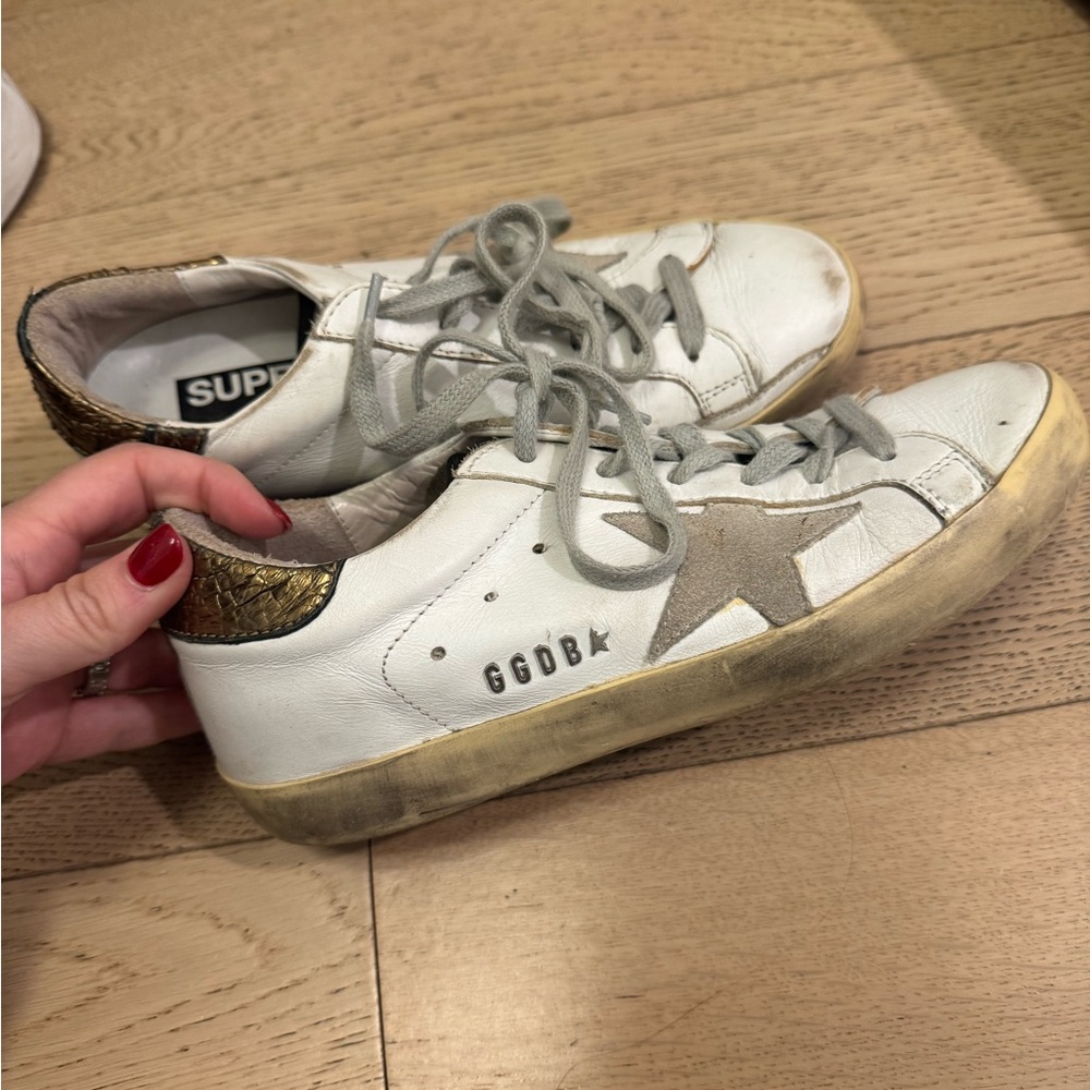 Authentic Golden Goose sneakers size 36 neutral colors